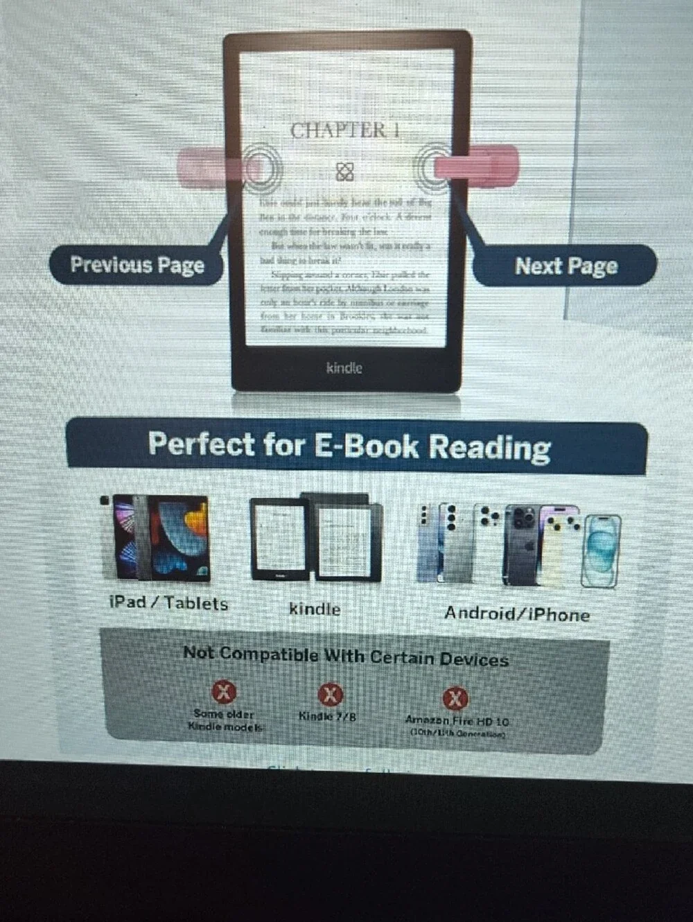 Datafy Page Turner Ring For Kindle Remote Control Page Turner/ Pink